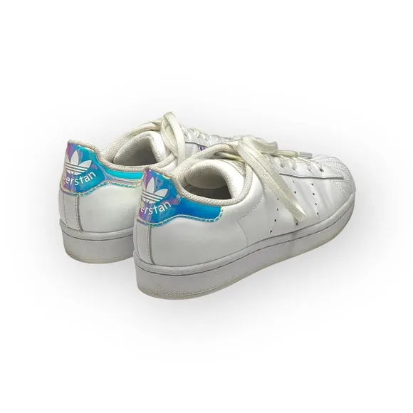 adidas x stan smith ★ Superstar J VS Superstan Sneakers ★ White Iridescent ★ 4.5