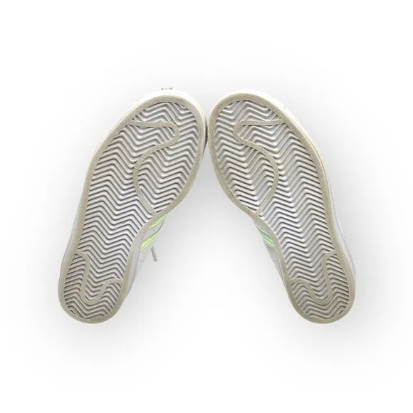 adidas x stan smith ★ Superstar J VS Superstan Sneakers ★ White Iridescent ★ 4.5