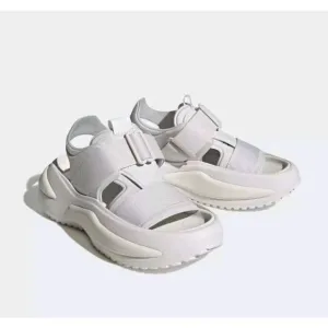 Adidas Women’s MEHANA Platform Sandals White Cream New With Tags IF8183 Size 11