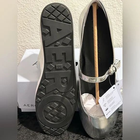 Aerosoles Perry Silver Mirror Metallic