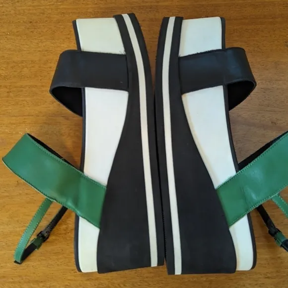 AF Vandevorst Chunky Platform Platform Leather Sandals
