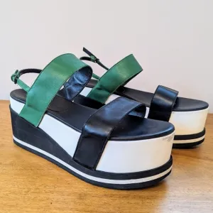AF Vandevorst Chunky Platform Platform Leather Sandals