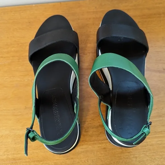 AF Vandevorst Chunky Platform Platform Leather Sandals