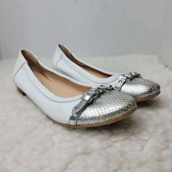 Agl Attilio Giusti Leombruni Monika Womens Shoes Size 7 Cap Toe Ballet Flats