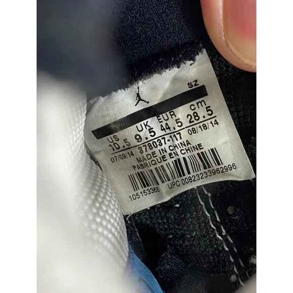Air Jordan 11 Retro Legend Blue (2014) Sneakers 378037-117 Size 10.5 Men's F143