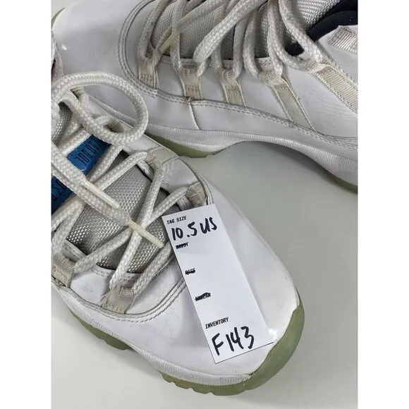 Air Jordan 11 Retro Legend Blue (2014) Sneakers 378037-117 Size 10.5 Men's F143