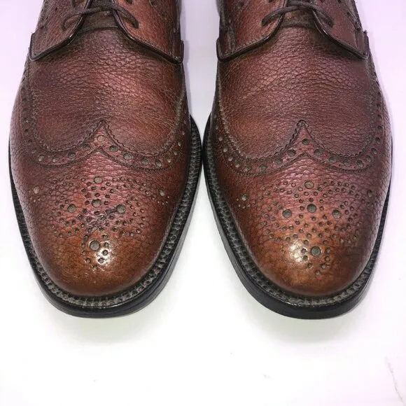 Alan McAfee London Commando 9 A AA Brown Pebbled L