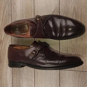 ALDEN 954 Shell Cordovan Cherry Brown Monk Strap‎ 12.5 AAA/A Mens Loafers Shoes