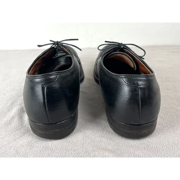 ALDEN Black Leather Lace Up Dress Shoes    Mens Size 10
