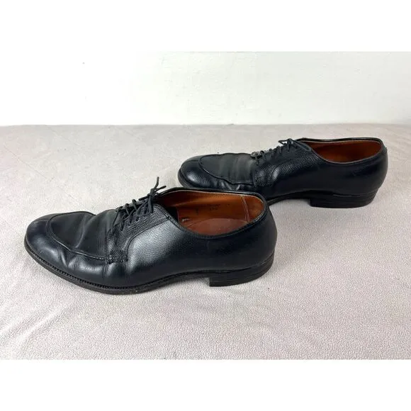ALDEN Black Leather Lace Up Dress Shoes    Mens Size 10