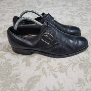 Alden Black Monk Strap Mens Calfskin Leather  Dress Shoes Size‎ 9.5 A/C