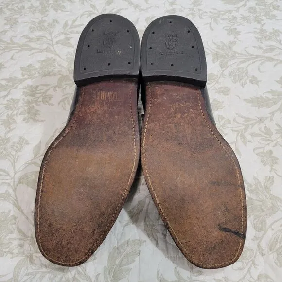 Alden Black Monk Strap Mens Calfskin Leather  Dress Shoes Size‎ 9.5 A/C