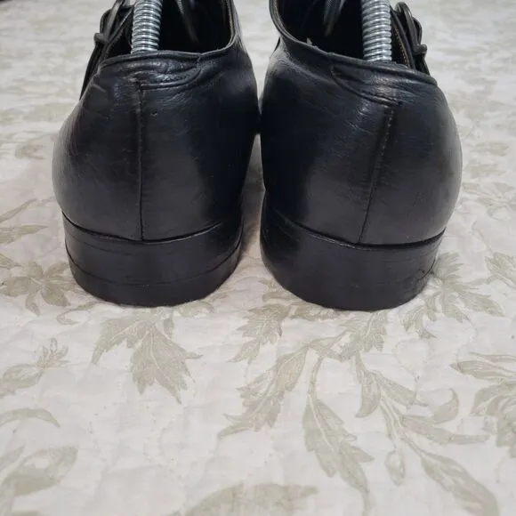 Alden Black Monk Strap Mens Calfskin Leather  Dress Shoes Size‎ 9.5 A/C