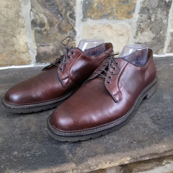 Alden Plain Toe Blucher Shoes 9432S