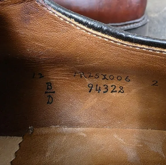 Alden Plain Toe Blucher Shoes 9432S