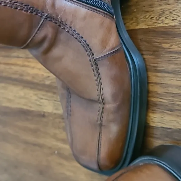 ALDO Business Casual Leather Men's Dress Shoes Mid-top Boots Brown 10.5M (42)