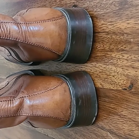 ALDO Business Casual Leather Men's Dress Shoes Mid-top Boots Brown 10.5M (42)