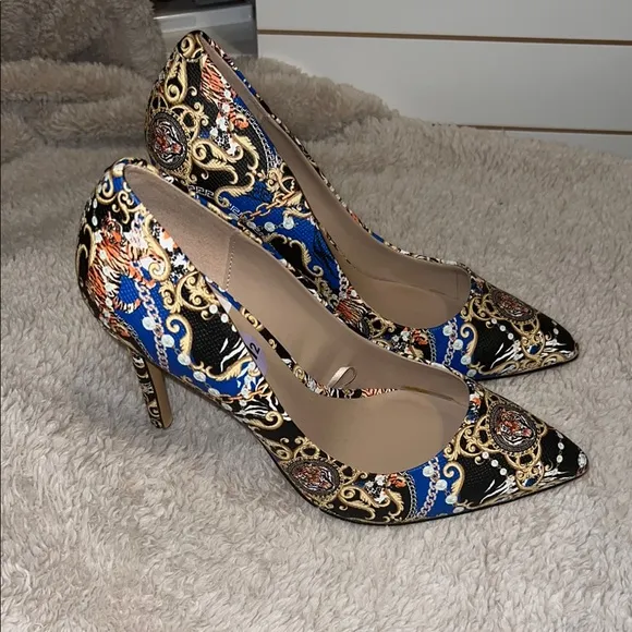 Aldo Elegant Multicolor Stiletto Heels Women’s Size 8.5 NWT