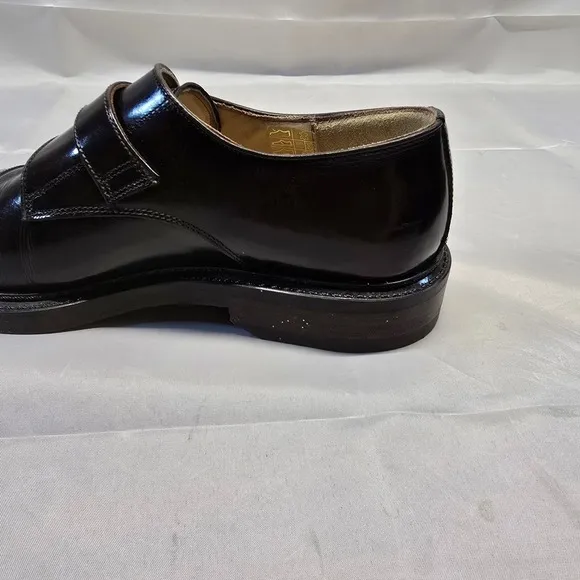 Aldo Monk Strap Leather Dress Shoes Men Size 43 (10us) Italian Brown