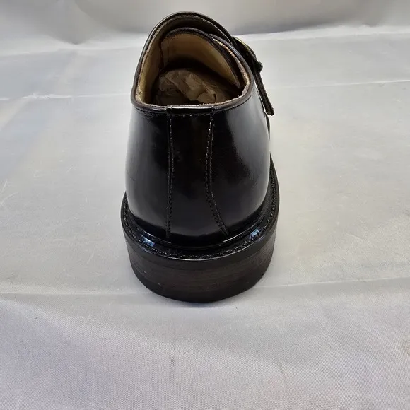 Aldo Monk Strap Leather Dress Shoes Men Size 43 (10us) Italian Brown