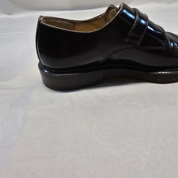 Aldo Monk Strap Leather Dress Shoes Men Size 43 (10us) Italian Brown