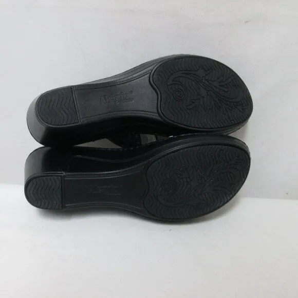 Alegria PG Lite Toti Tectonic iridescent Leather sandals adjustable NEW 38 7.5 8