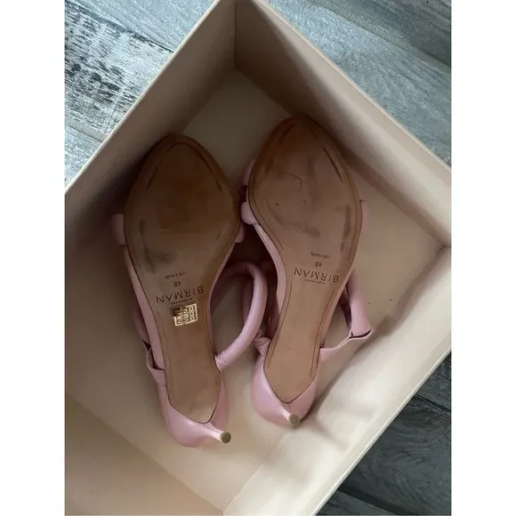 Alexandre Birman Aysha 85 Leather Mules Size 40 (10) $525