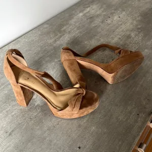 Alexandre Birman Platform Suede Sandals
