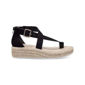 ALFANI Womens Black Moira Round Toe Wedge Zip-Up Espadrille Shoes 8.5 M