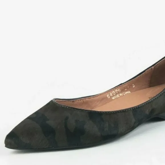 ALL BLACK Jungle Camo Dancing Ballet Flats 36