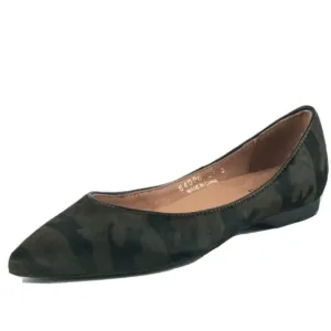ALL BLACK Jungle Camo Dancing Ballet Flats 36