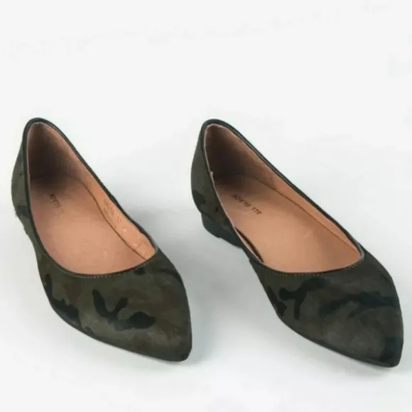 ALL BLACK Jungle Camo Dancing Ballet Flats 36