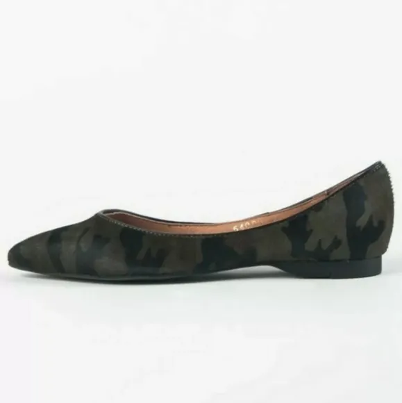 ALL BLACK Jungle Camo Dancing Ballet Flats 36