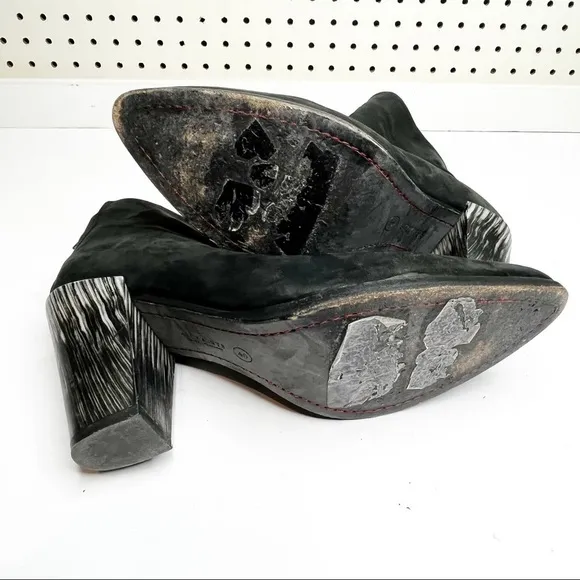 All Saints | Beau Ankle Boots Black Marble Heel