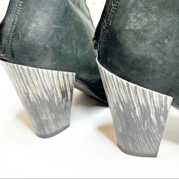 All Saints | Beau Ankle Boots Black Marble Heel