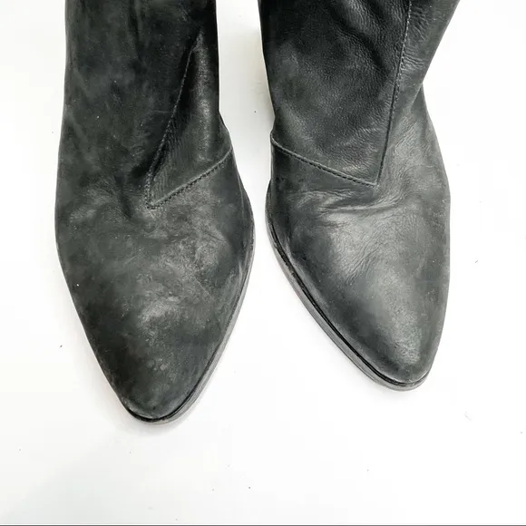 All Saints | Beau Ankle Boots Black Marble Heel