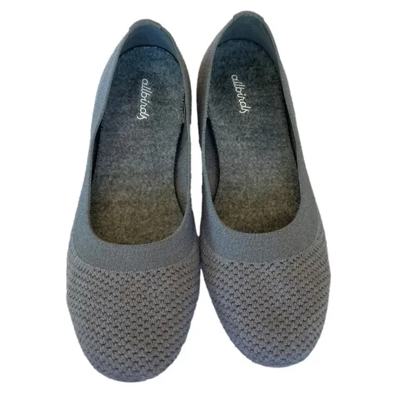 Allbirds Tree Breezer Grey Ballet Flat Slip on Women’s shoes size 7.5