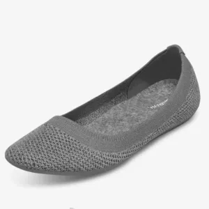 Allbirds Tree Breezer Grey Ballet Flat Slip on Women’s shoes size 7.5