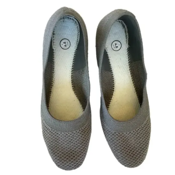 Allbirds Tree Breezer Grey Ballet Flat Slip on Women’s shoes size 7.5