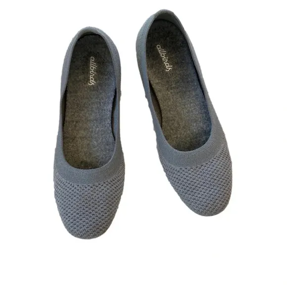Allbirds Tree Breezer Grey Ballet Flat Slip on Women’s shoes size 7.5