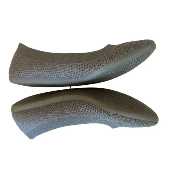 Allbirds Tree Breezer Grey Ballet Flat Slip on Women’s shoes size 7.5