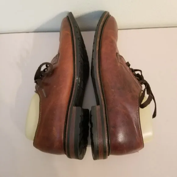 Allen Edmonds 9D BLACK HILLS Red Brown Leather Dress Shoes Lace Up