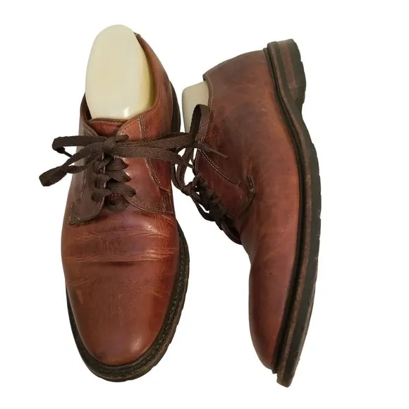 Allen Edmonds 9D BLACK HILLS Red Brown Leather Dress Shoes Lace Up
