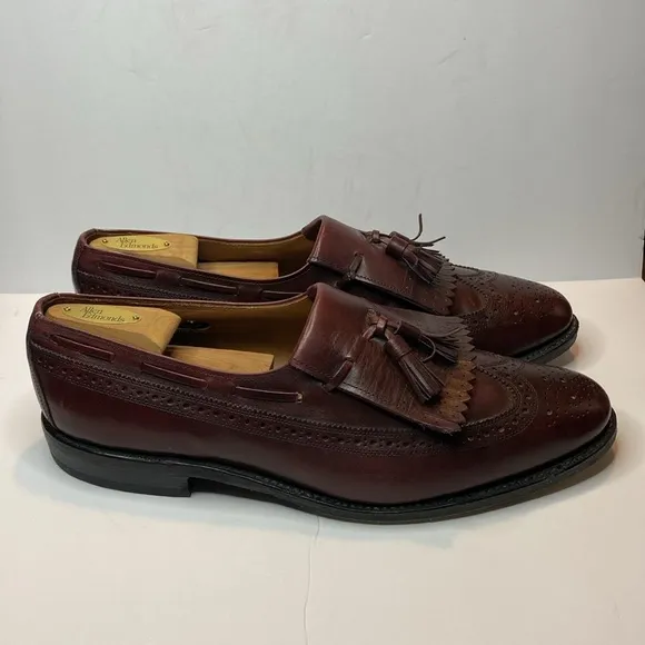 Allen Edmonds Arlington Brown Wingtip Tassel Kiltie Loafers