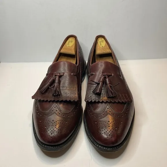 Allen Edmonds Arlington Brown Wingtip Tassel Kiltie Loafers