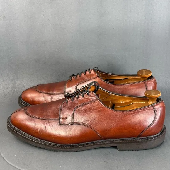 ALLEN EDMONDS Ashton 1628 Split Toe Brown Oxford Shoes men’s size 12