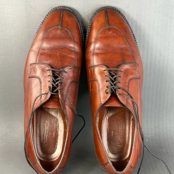 ALLEN EDMONDS Ashton 1628 Split Toe Brown Oxford Shoes men’s size 12