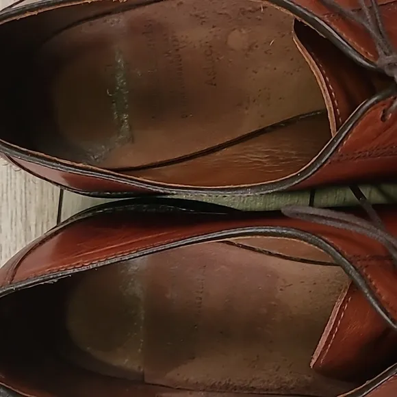 ALLEN EDMONDS Ashton Brown Leather Sz 13 A‎ Mens Split Toe Dress Shoes