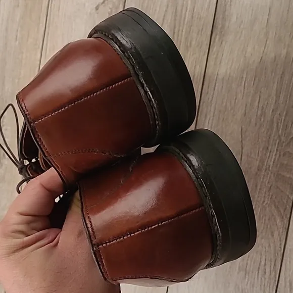 ALLEN EDMONDS Ashton Brown Leather Sz 13 A‎ Mens Split Toe Dress Shoes