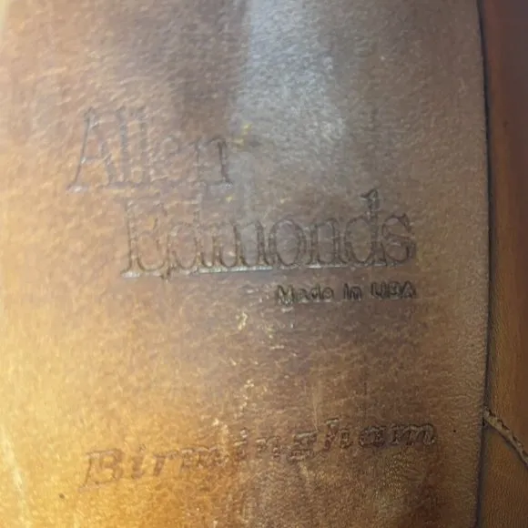Allen Edmonds Birmingham Leather Wing Tip Oxford Shoes
